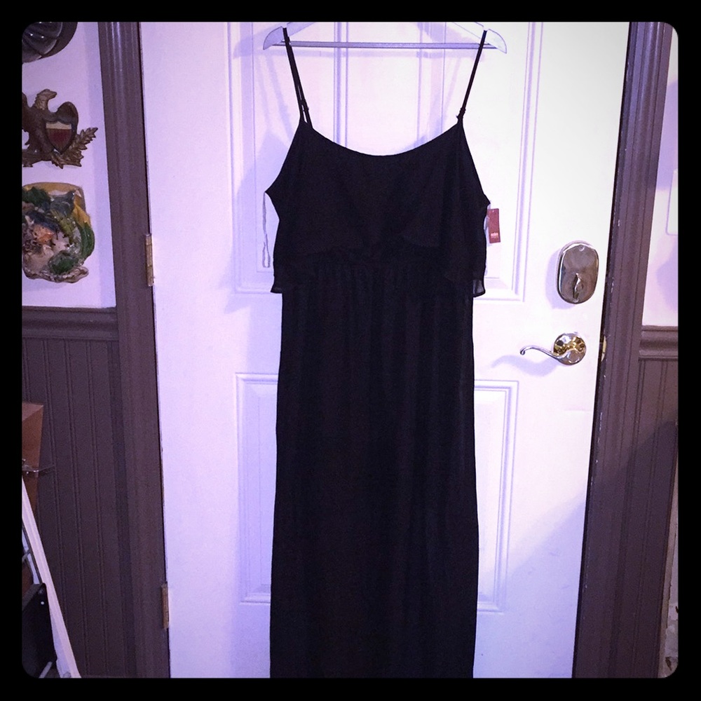 No Bo maxi dress juniors XXL (19) black NWT